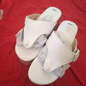 Chic White Women's Sandals
